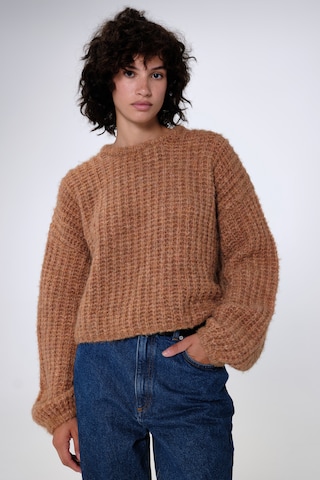 Pull-over 'Guan' Aligne en marron