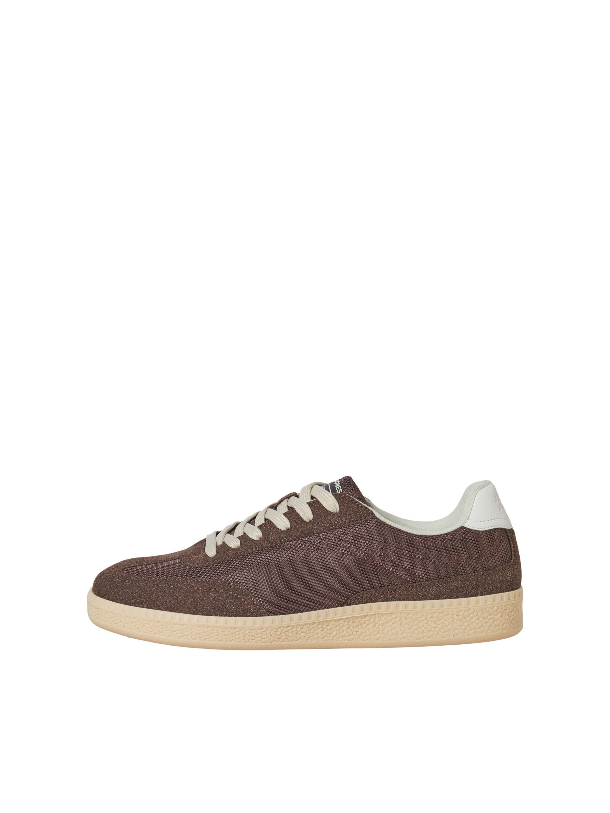 Baskets basses JACK & JONES en marron : devant