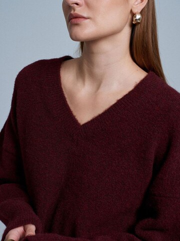 Dilvin Sweater 'Pullover' in Red