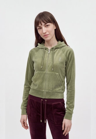 Juicy Couture Tall Sweatjacka 'MADISON' i grön: framsida