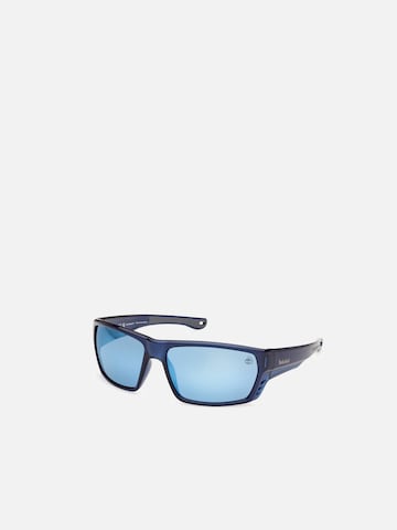 TIMBERLAND Zonnebril 'Timberland TB00002 Matte black 64/16/135 MAN Sunglasses' in Blauw