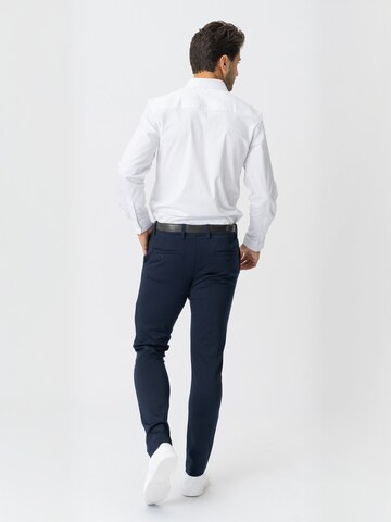 TEESHOPPEN Regular Trousers ' Performance ' in Blue: back