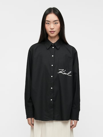 Karl Lagerfeld Halenka – černá: přední strana