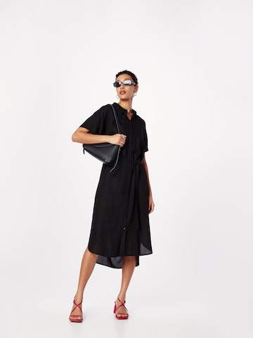 VERO MODA Shirt dress 'Bumpy' in Black