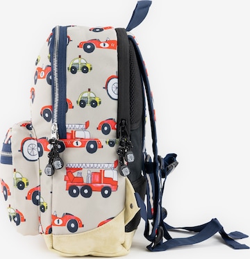 Pick & Pack Rucksack 'Cars' in Beige