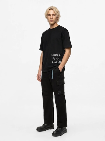 KARL LAGERFELD JEANS Tričko 'KLJ X Pietro Terzini' – černá