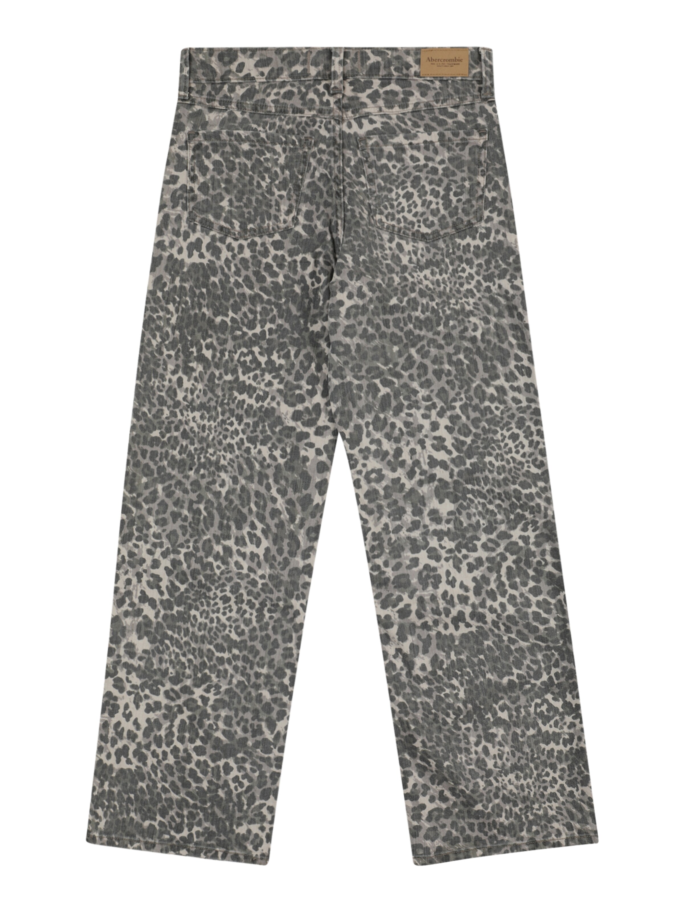 Abercrombie & Fitch Широкий Джинсы в Серый