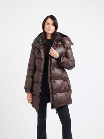 Manteau d’hiver 'Colonia' JACK1T en marron : devant