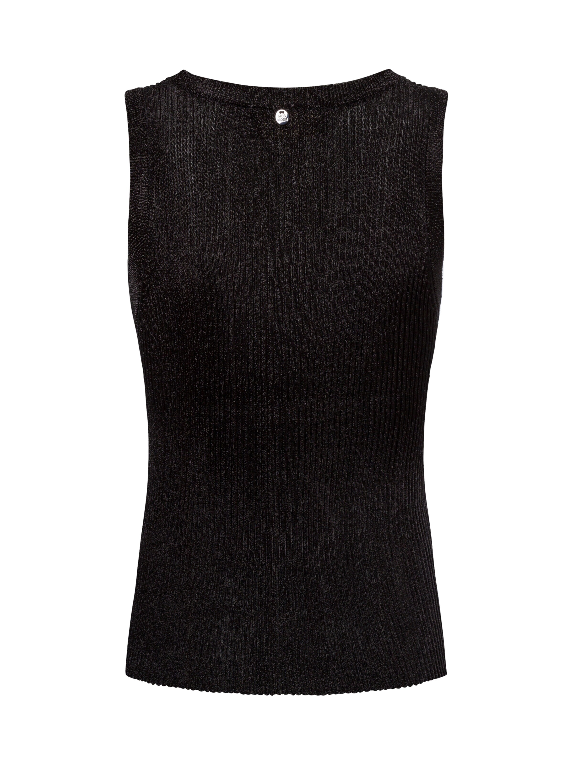 MOS MOSH Gebreide top in Zwart