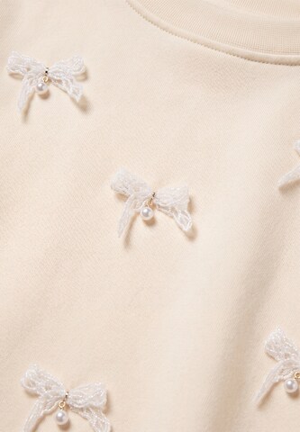 MYMO Sweatshirt 'Pop' in Beige