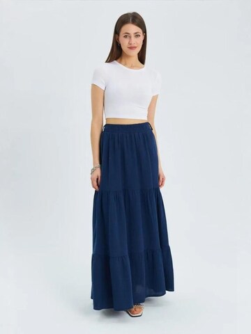 MixRay Skirt in Blue: front
