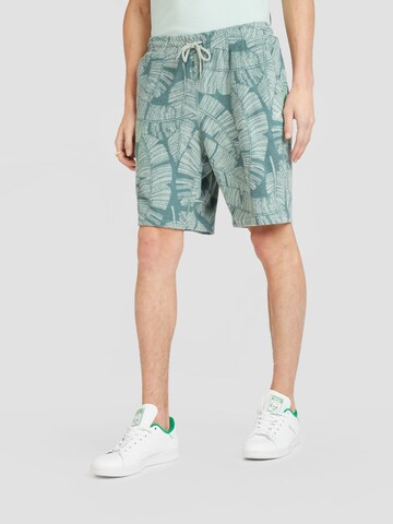 Iriedaily - regular Pantalón 'Bananos' en verde: frente