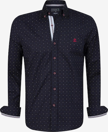 Sir Raymond Tailor Slim fit Button Up Shirt 'Tempe' in Blue: front