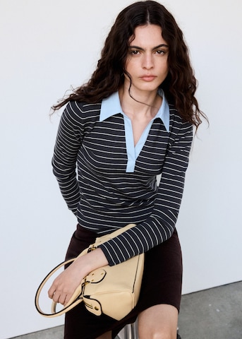 MANGO Shirt 'MARIS' in Grey: front