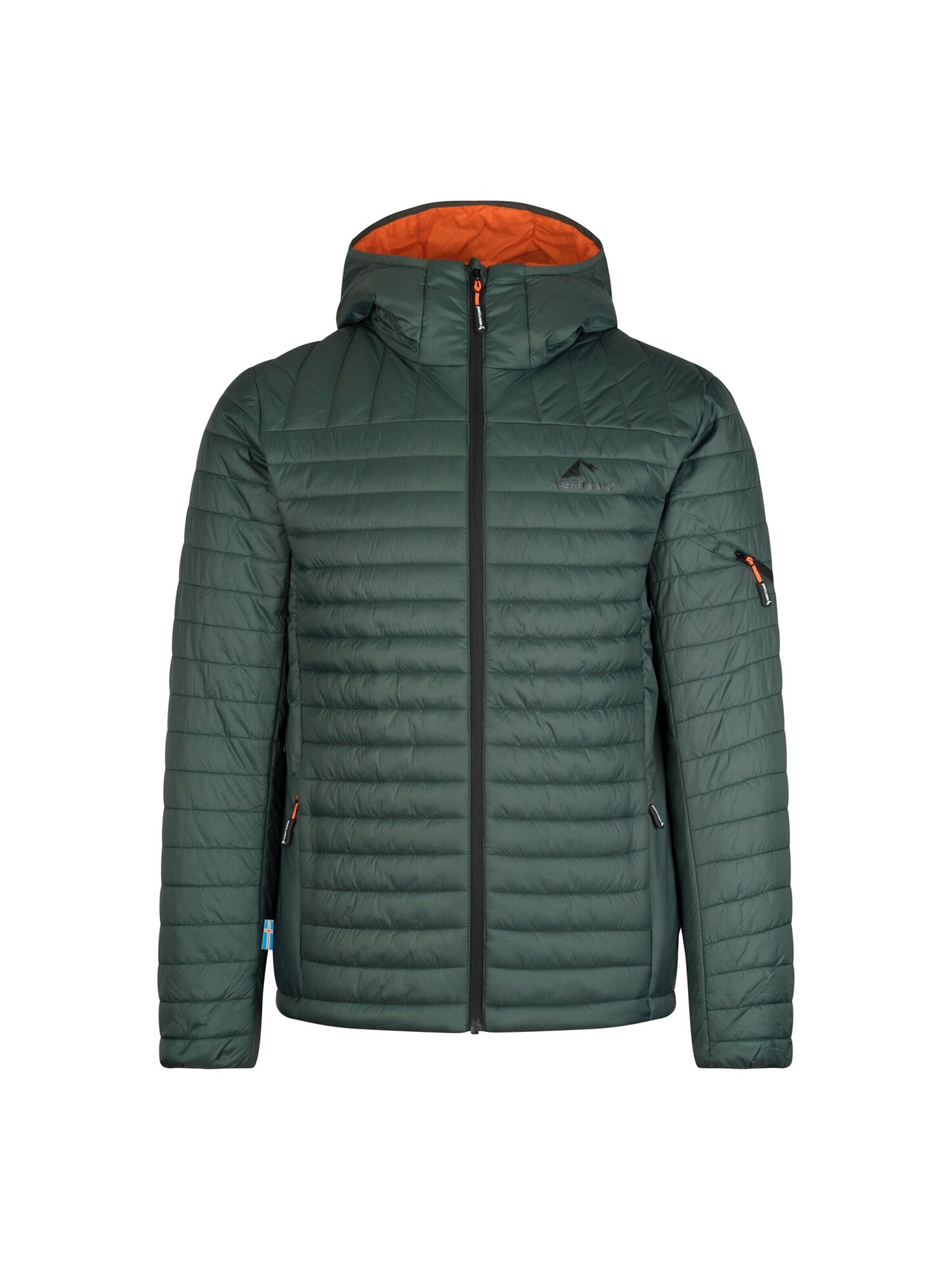 WESTFJORD Winter Jacket in Green: front