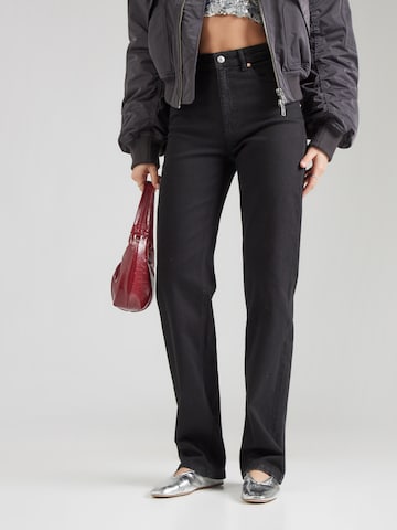 Tally Weijl Regular Панталон в черно: отпред