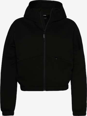 Superdry Zip-Up Hoodie in Black: front