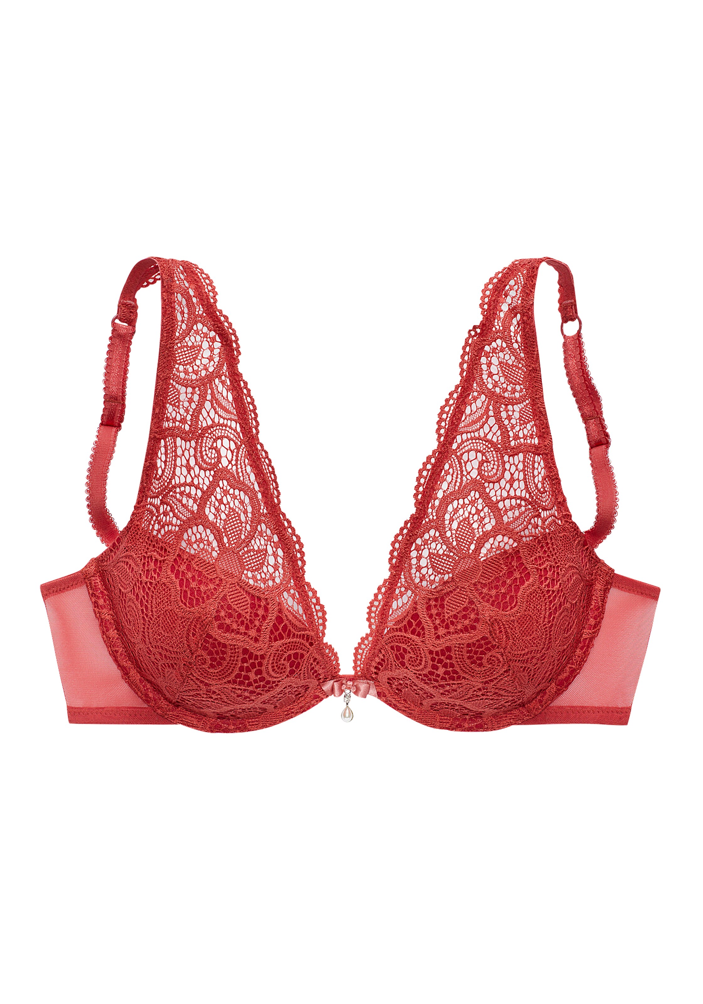 LASCANATrokutasti Grudnjak - crvena boja: prednji dio