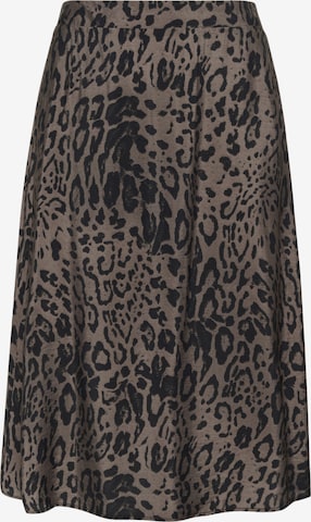 Jupe 'Jola' KAFFE CURVE en marron : devant