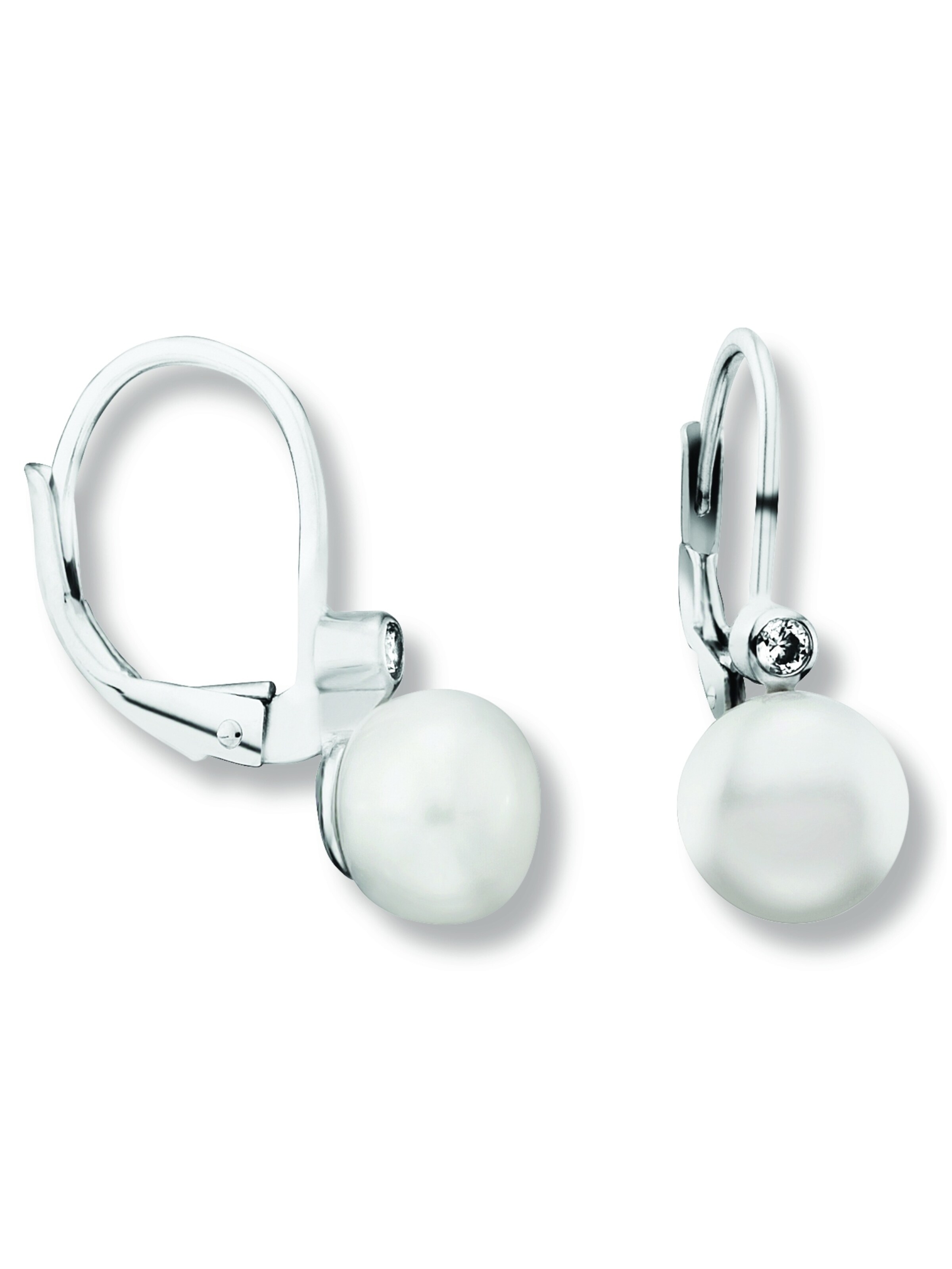 ONE ELEMENT Ohrringe in Silber: Vorderseite