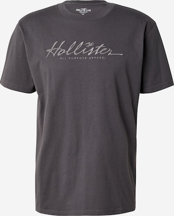 Maglietta 'TECH' di HOLLISTER in grigio: frontale