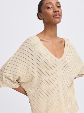 b.young Trui 'BYMobbe' in Beige
