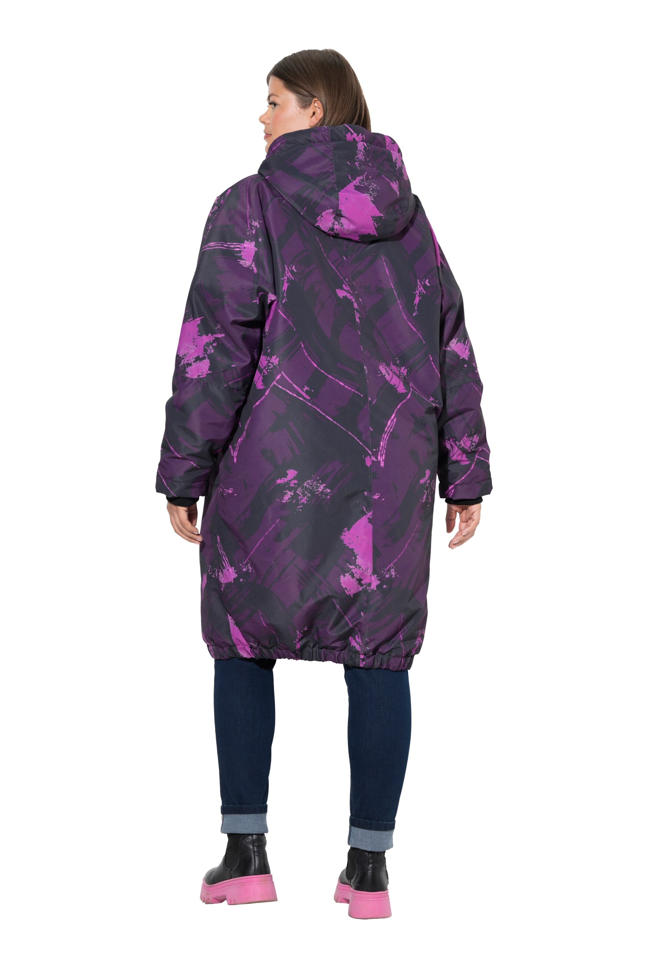 LAURASØN Between-seasons coat in Purple