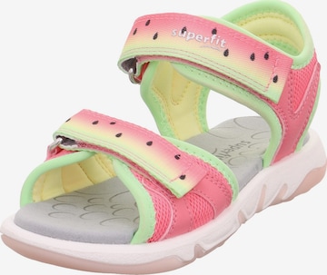SUPERFIT Sandale 'Pebbles' in Pink: Vorderseite