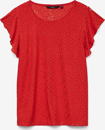 Camicia da donna 'VMTassa' di VERO MODA in rosso: frontale