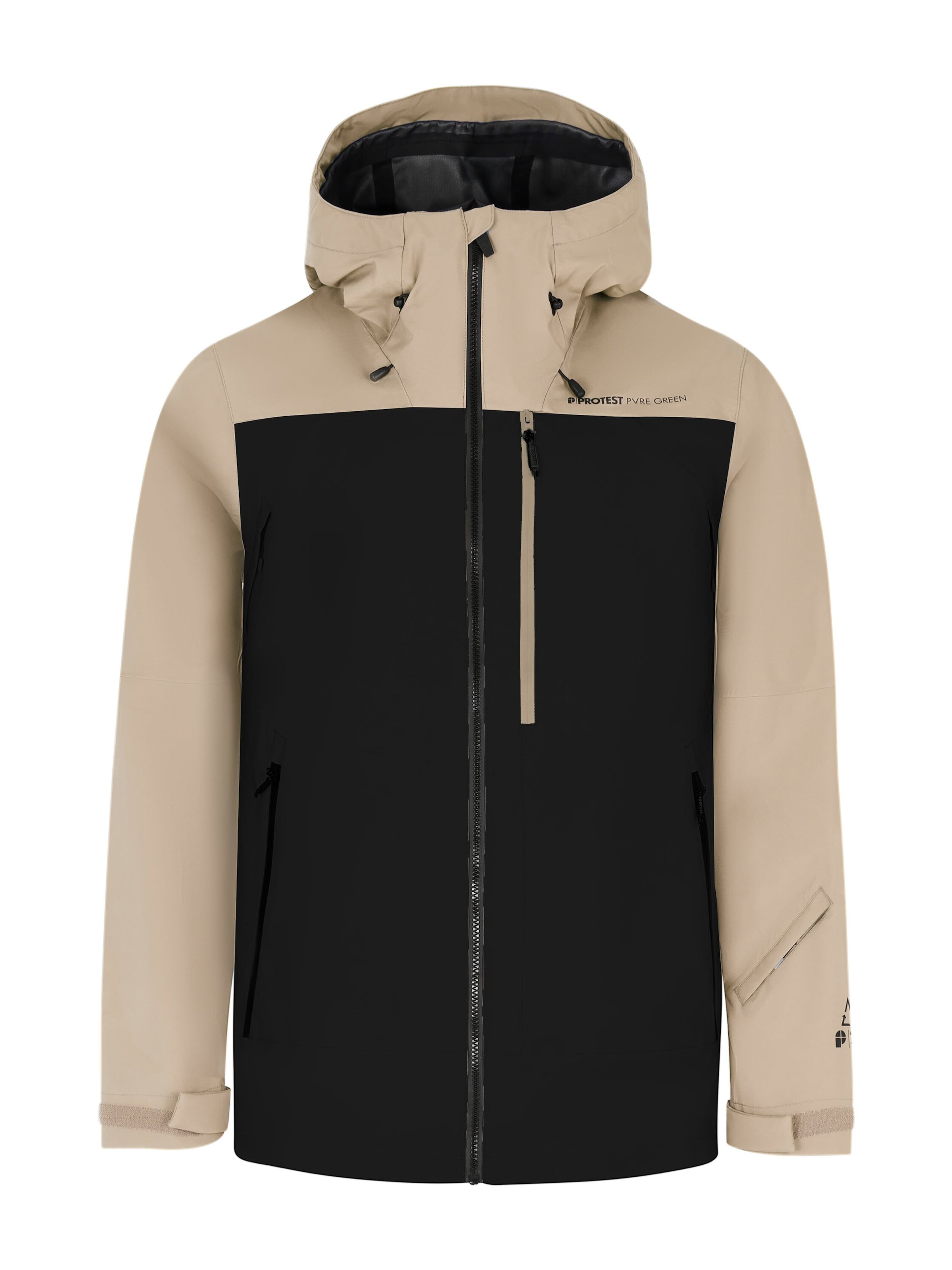 PROTEST Sportjacke 'PRTAbalony'‌‌‌‌‌‌‌‌‌ in Schwarz: Vorderseite