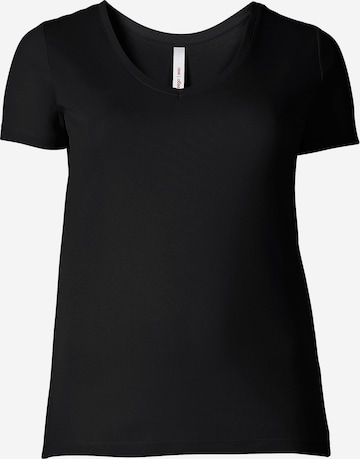 melns SHEEGO T-Krekls: no priekšpuses