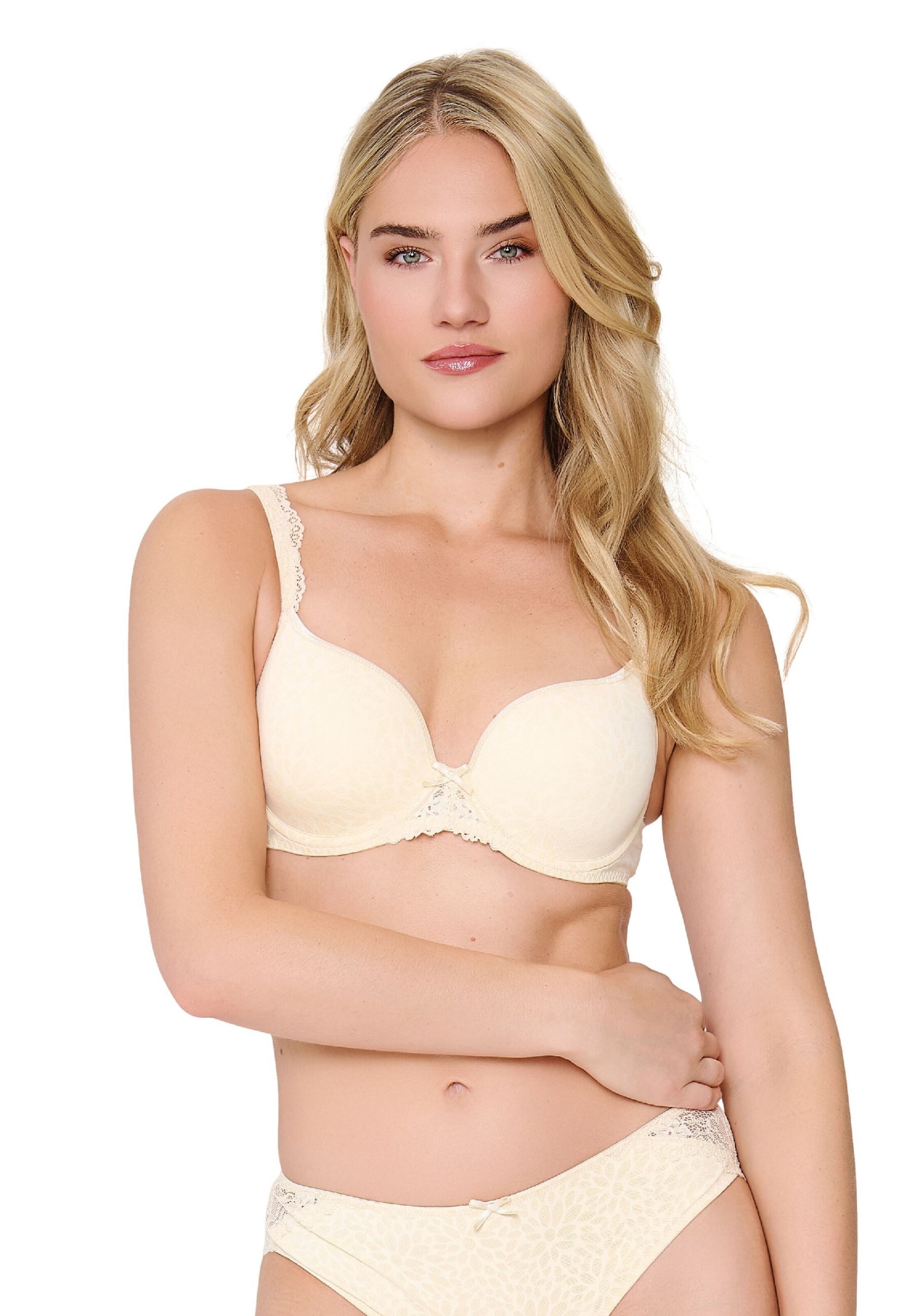 LingaDore - Soutien de tecido Soutien em bege: frente