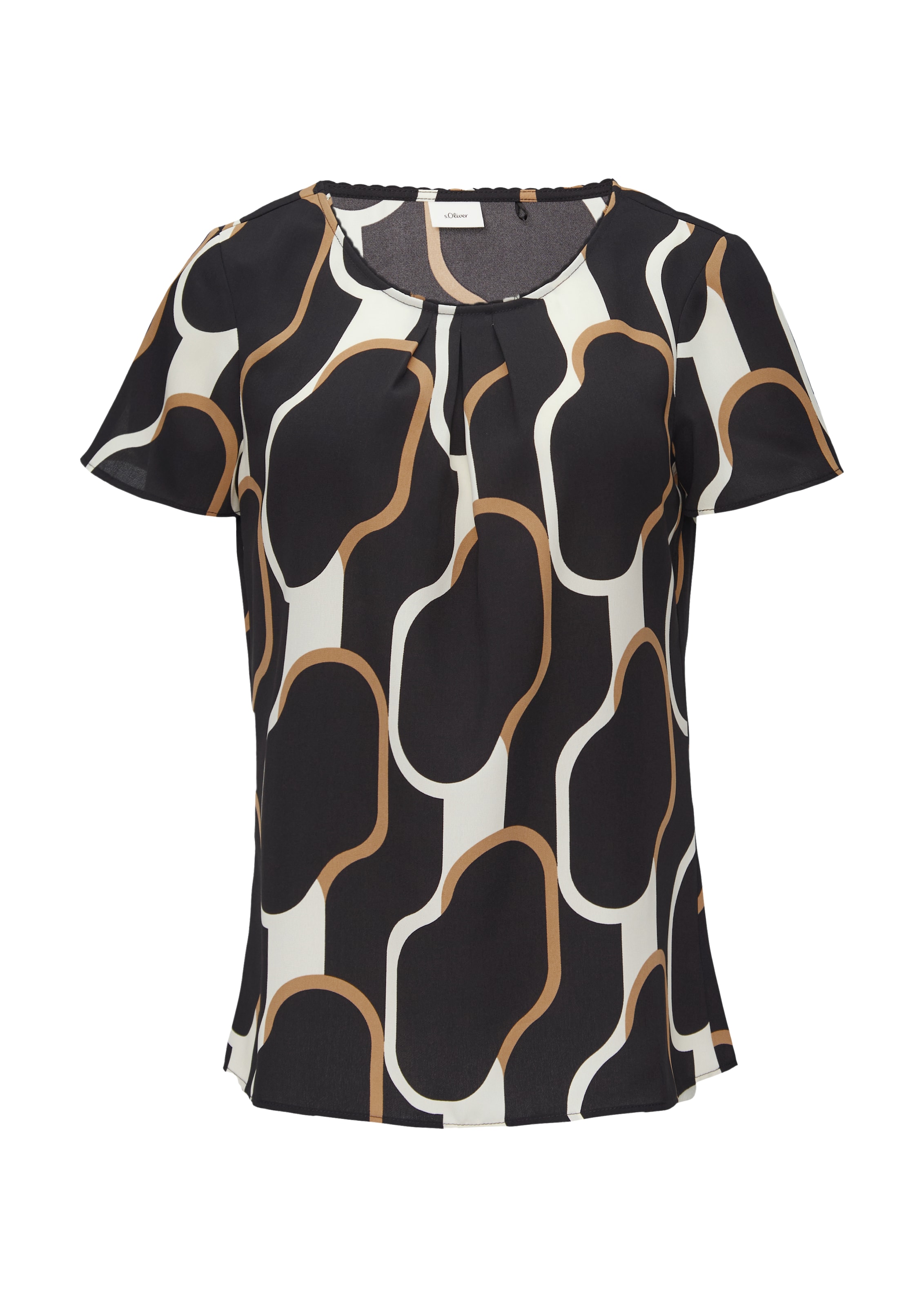 s.Oliver BLACK LABEL Blouse in Zwart: voorkant