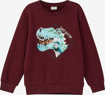 s.Oliver Sweatshirt in Red: front
