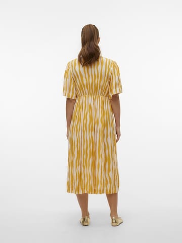 MAMALICIOUS فستان 'POLLY' بلون أصفر