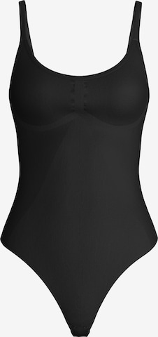 Body modellante 'Seamless Shape' di CALIDA in nero: frontale