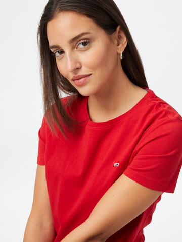 Tommy Jeans T-Shirt in Rot