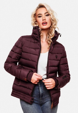 MARIKOO Winter jacket 'Poison' in Red
