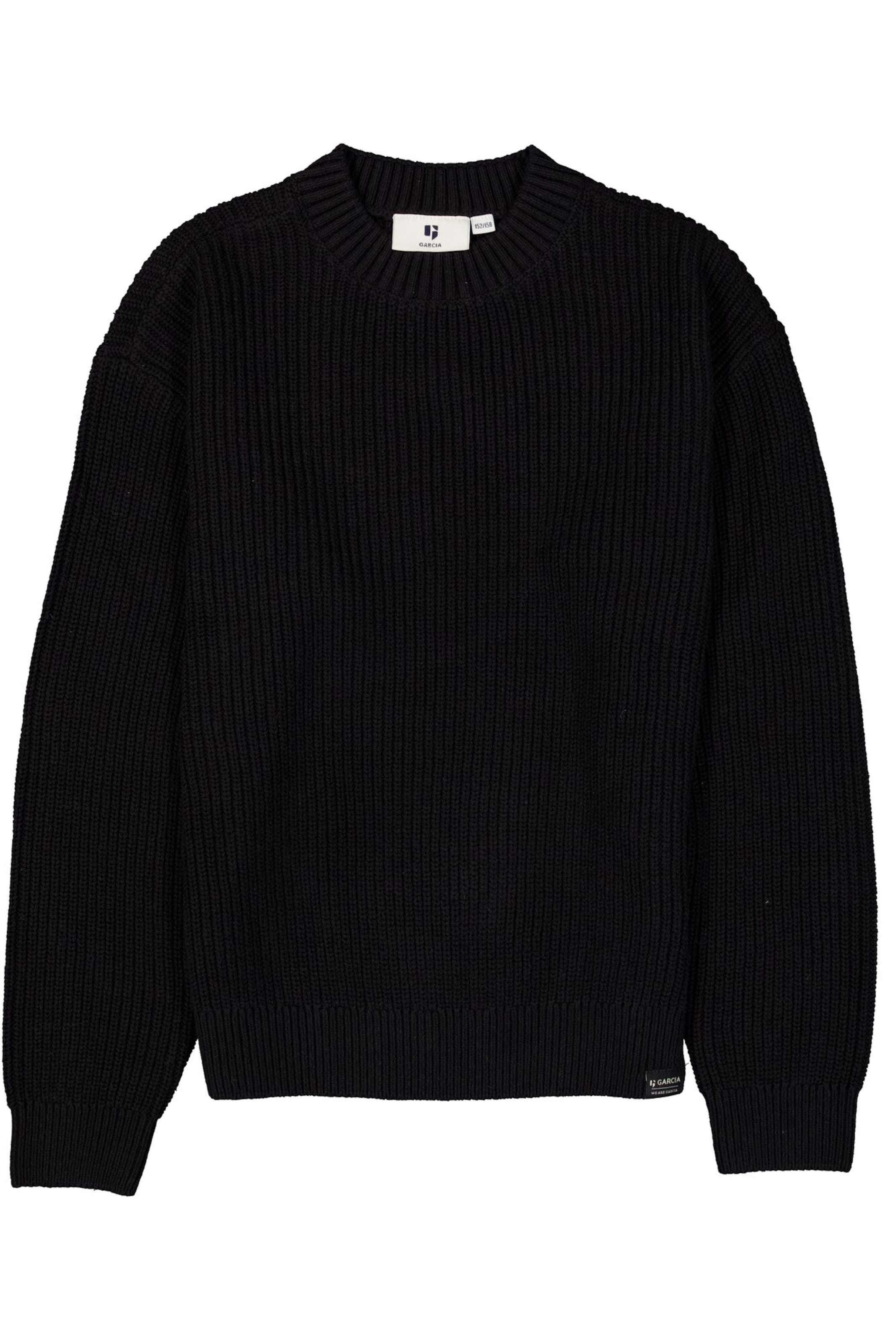 GARCIA Sweater in Black: front