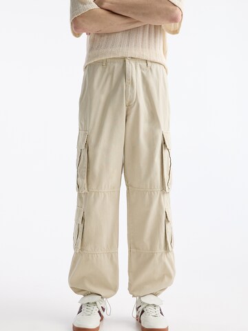 Loosefit Pantaloni cargo di Pull&Bear in beige: frontale