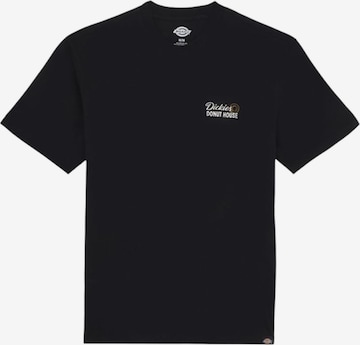 DICKIES - Camiseta 'Donut House' en negro: frente