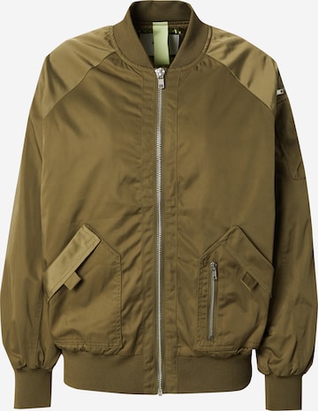 NÜMPH Between-season jacket 'ALLIE' in Green: front