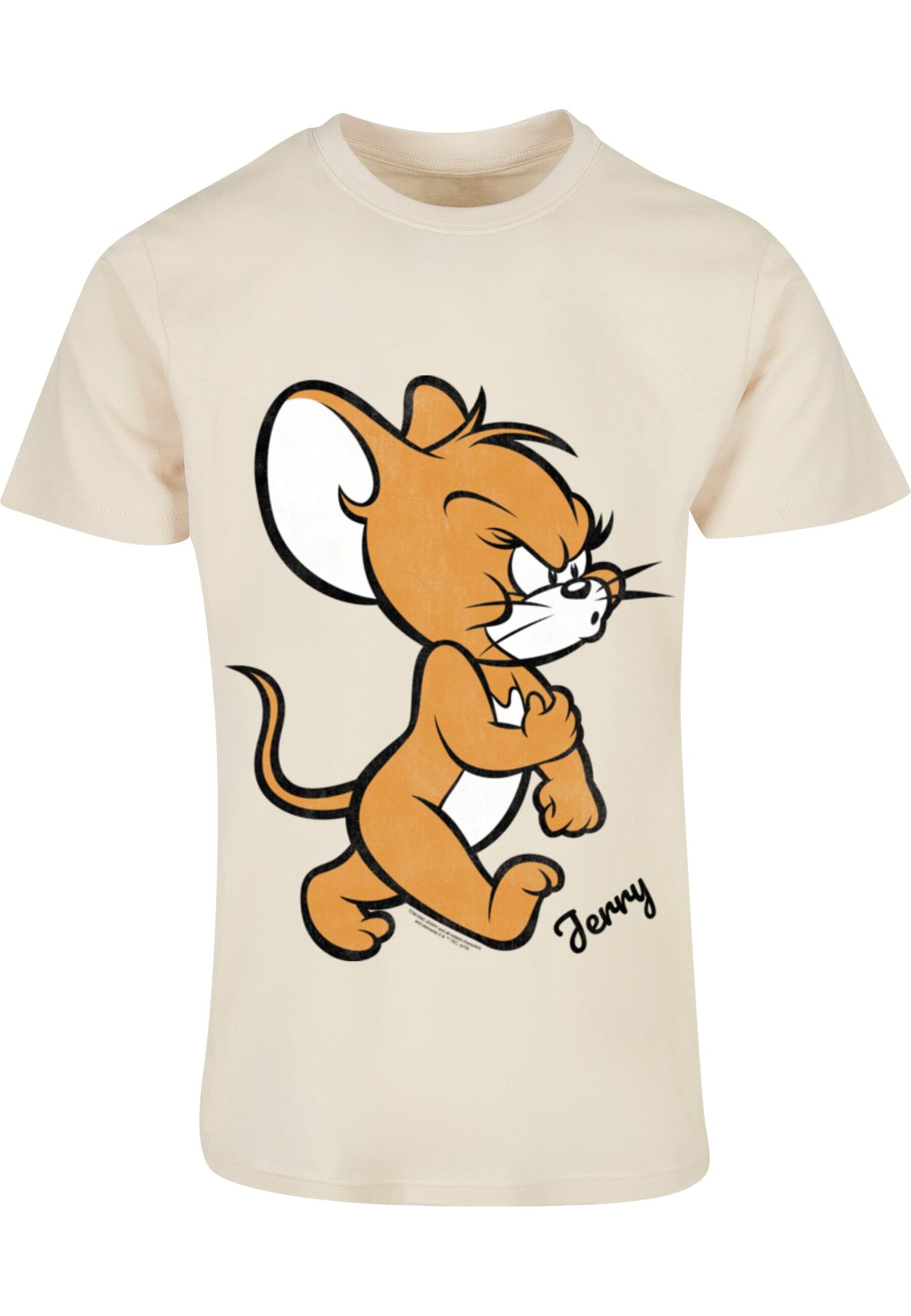 T-Shirt 'Tom & Jerry' ABSOLUTE CULT en beige : devant