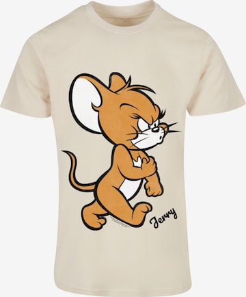 ABSOLUTE CULT Shirt 'Tom & Jerry' in Beige: front