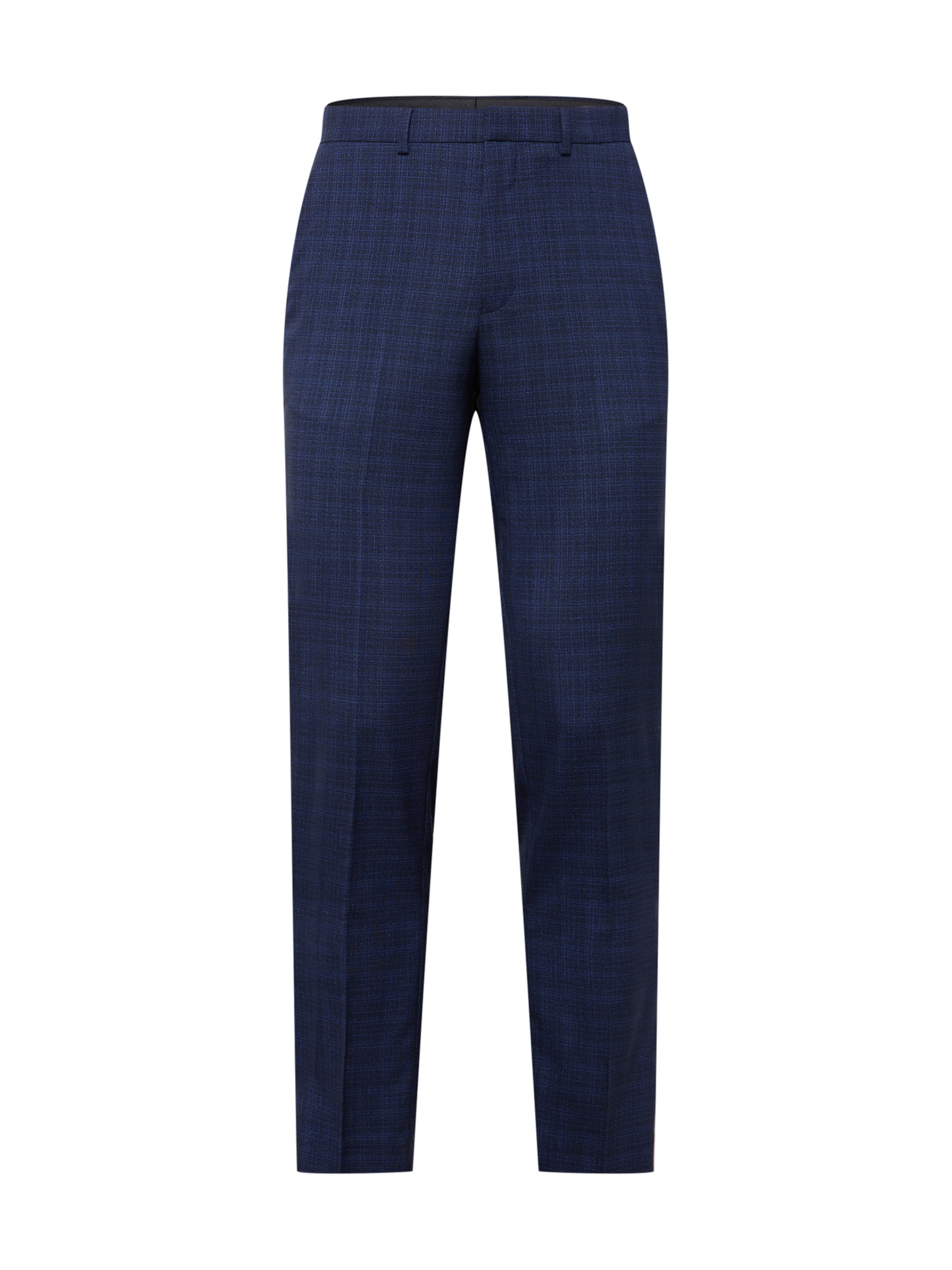 Regular Pantalon à plis BURTON MENSWEAR LONDON en bleu : devant