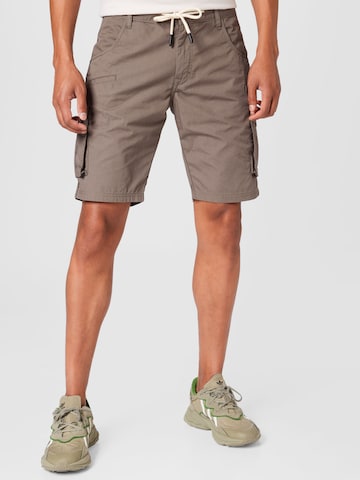 QS Regular Shorts in Grau: predná strana