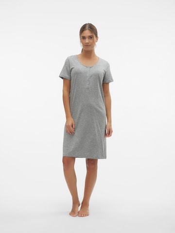 Chemise de nuit 'Mira' MAMALICIOUS en gris