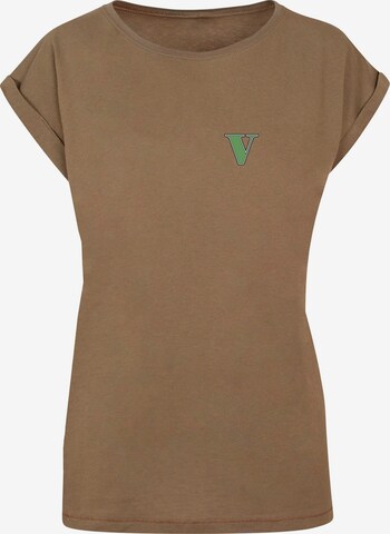 Merchcode Shirt 'Grand Collage' in Brown: front