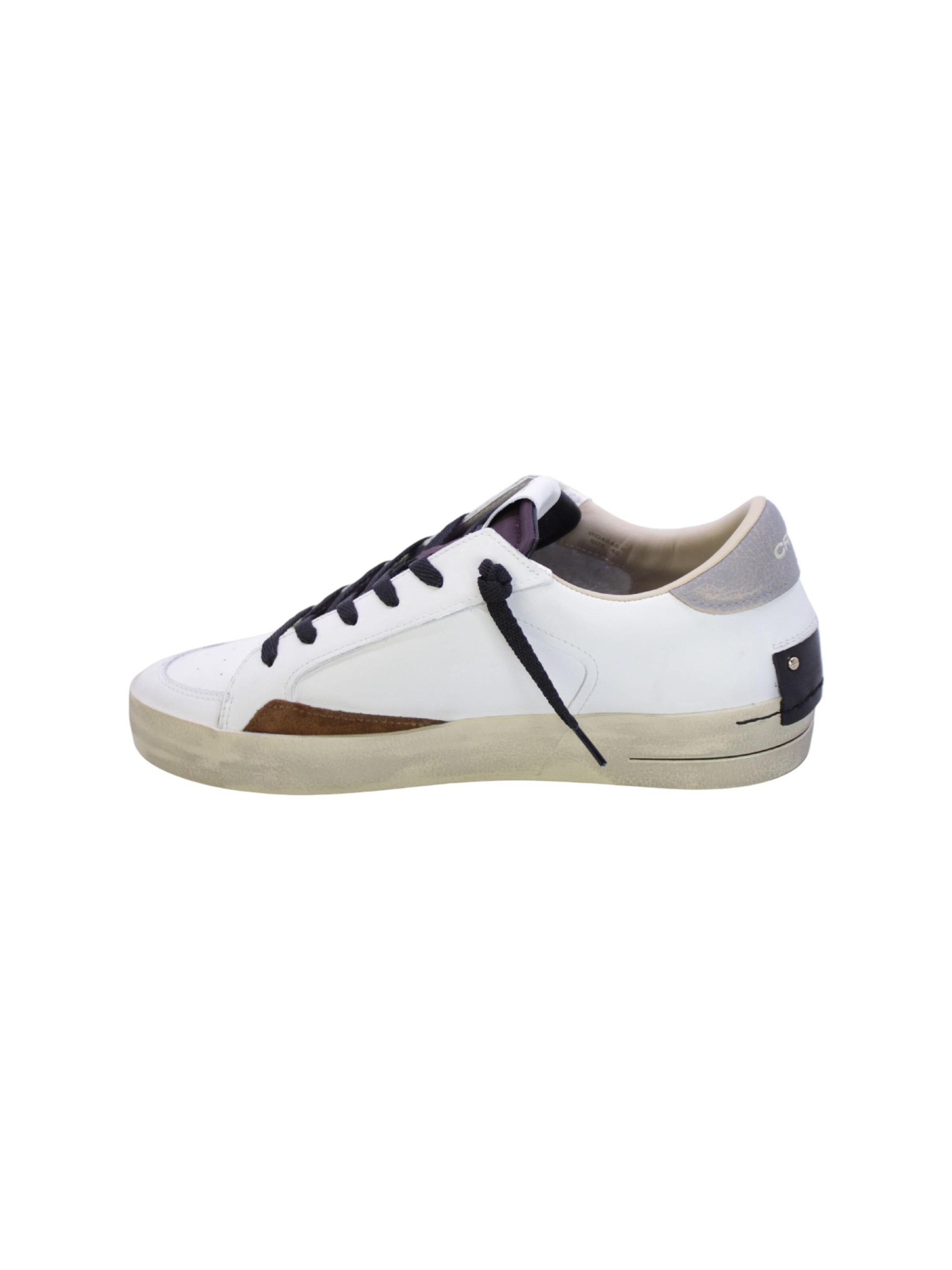 Sneaker bassa 'Sk8 Deluxe' di Crime London in bianco