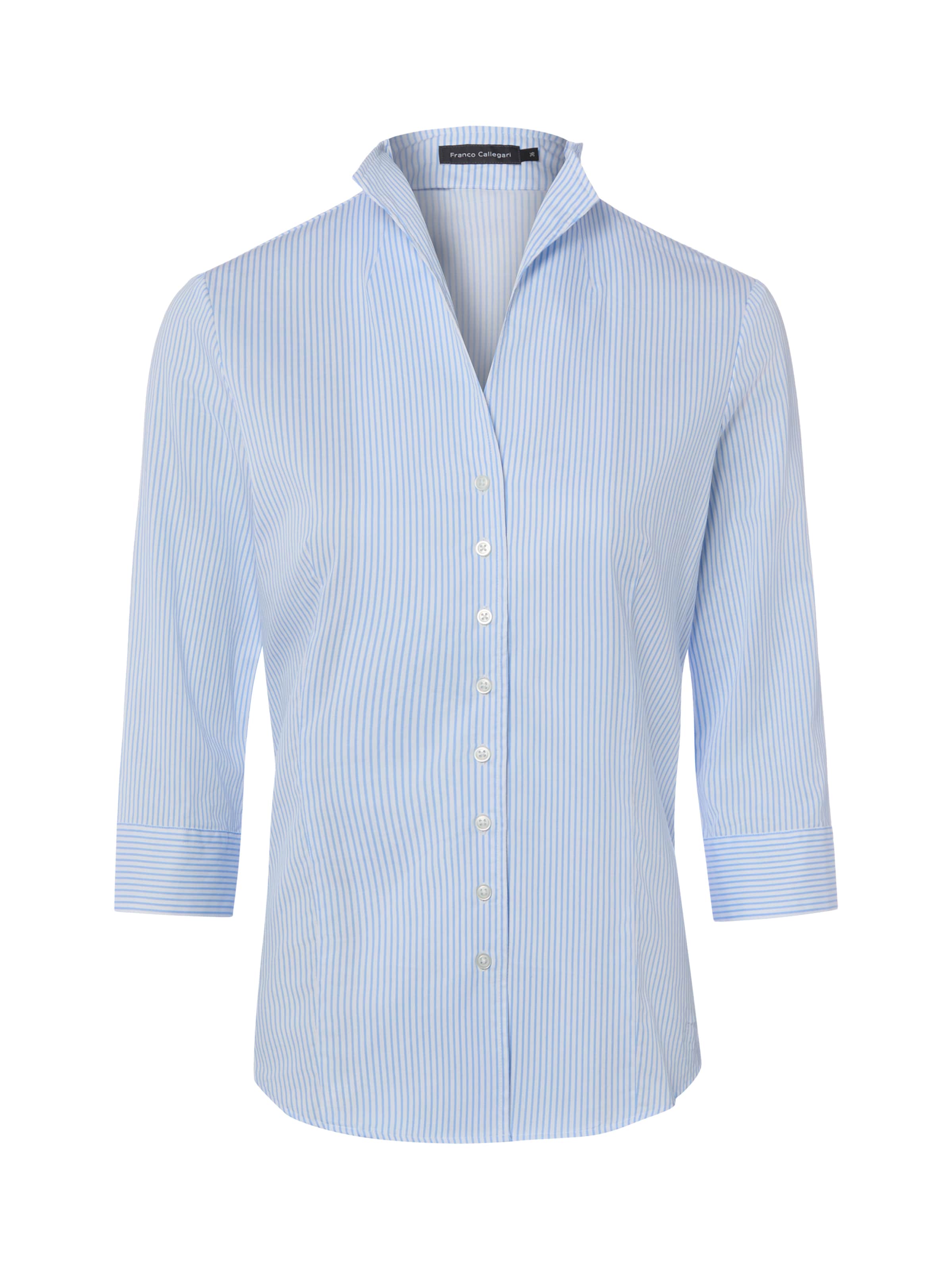 Franco Callegari Blouse in Blauw: voorkant